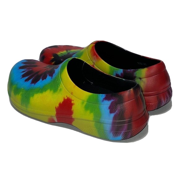 Men Crocs On the Clock Graphic Work Slip-On Colorful 205383-90H Size 11 main image 5